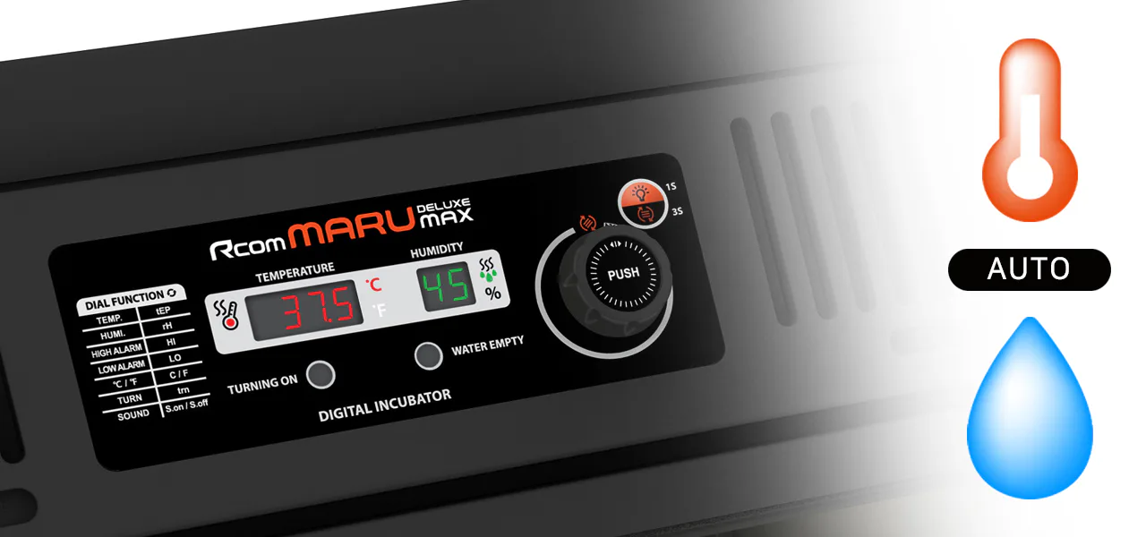 Rcom MARU DELUXE MAX 100: Автоматический контроль микроклимата