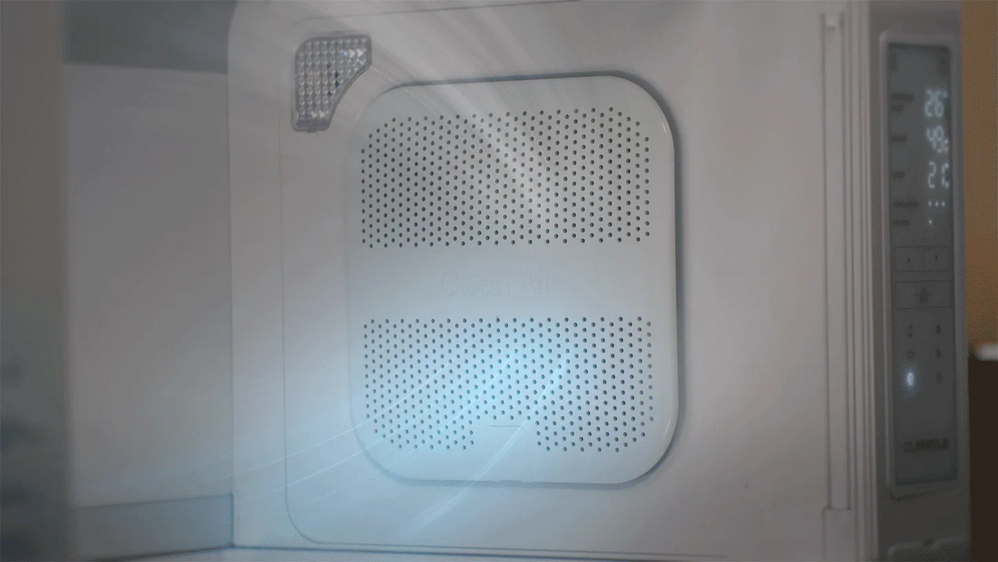 Curadle Smart Care Incubator PRO 120: Внутренняя система фильтрации