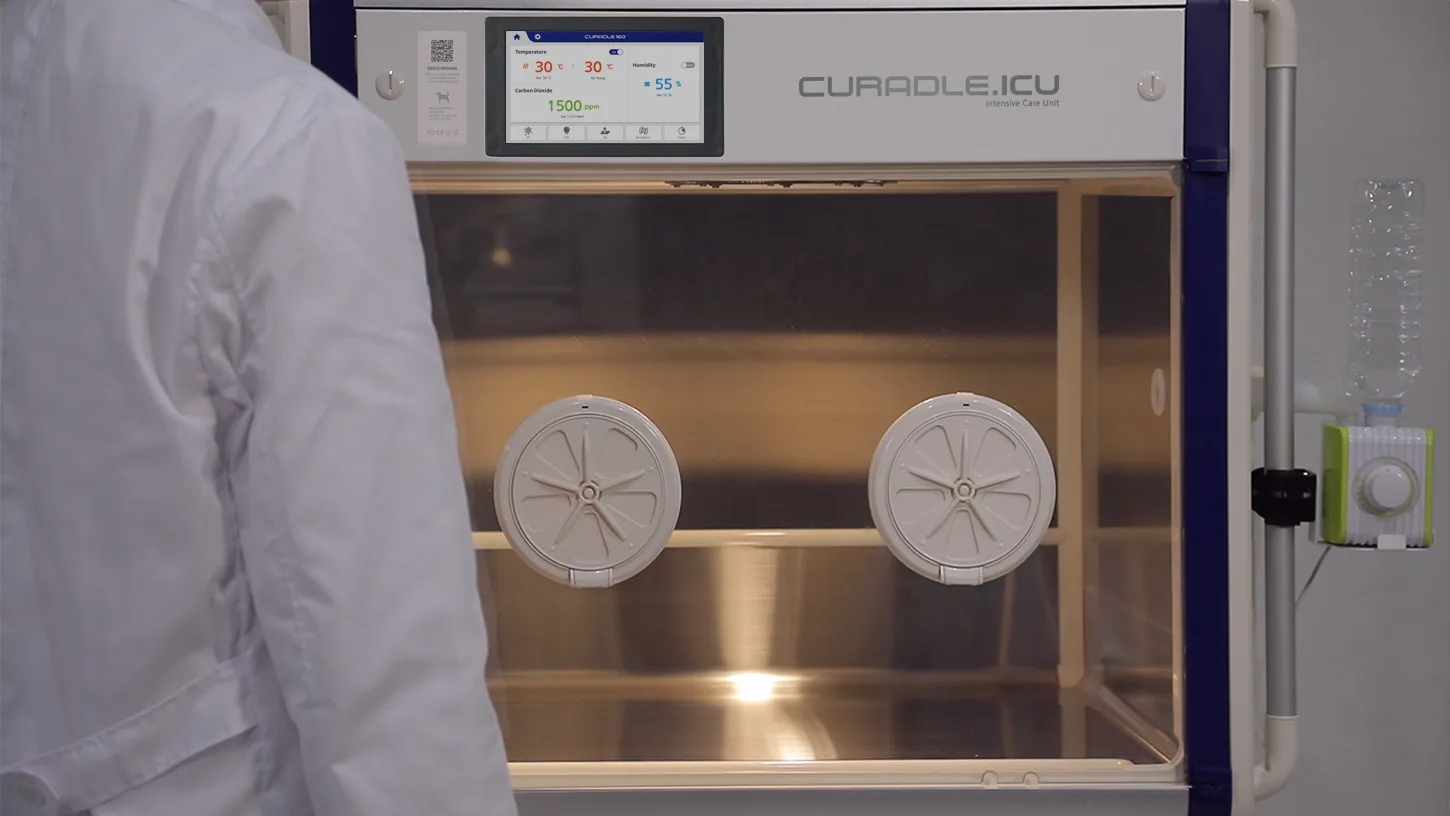 Curadle Smart Incubator PRO 160 V3: Система равномерного нагрева