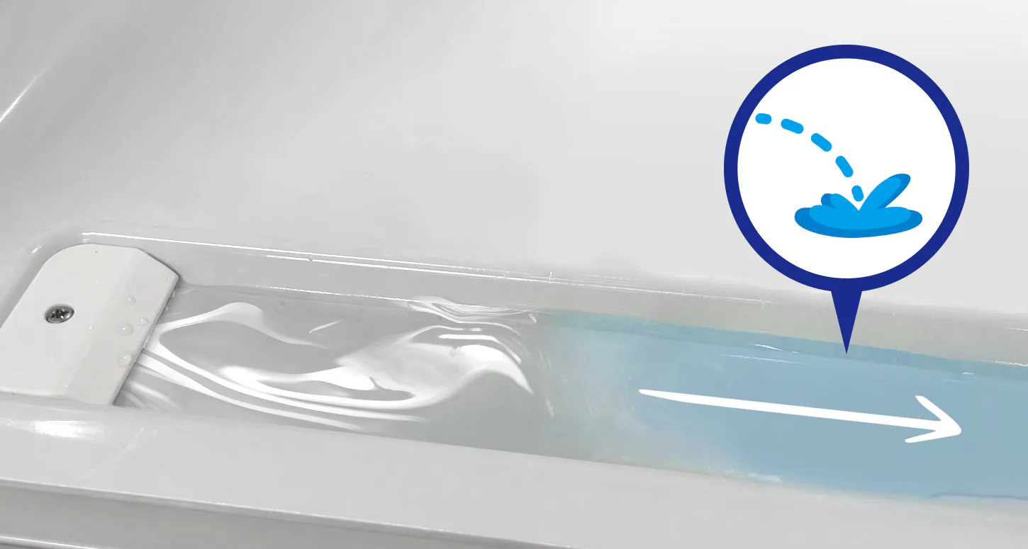 Curadle Smart Incubator PRO 190: Система отвода жидкости